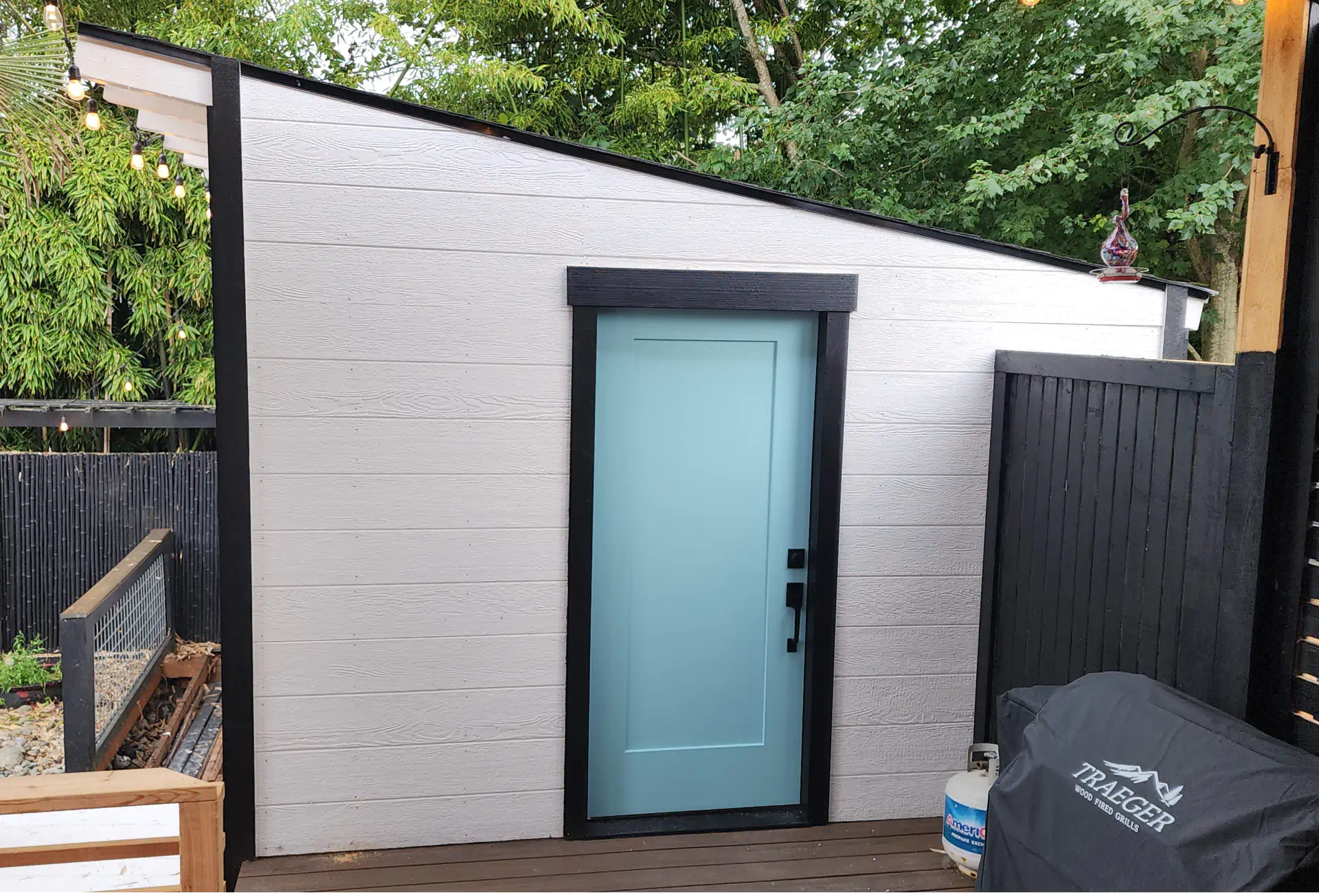 new shed installation